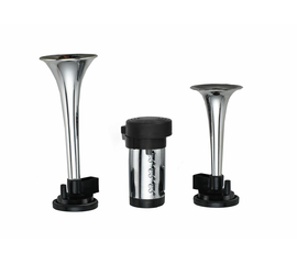 Сигнал автомобильный AVS Electric HR 02 (2 шт. комплект) Хром