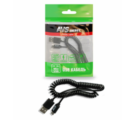 Кабель AVS mini USB (2м, витой) MN-32