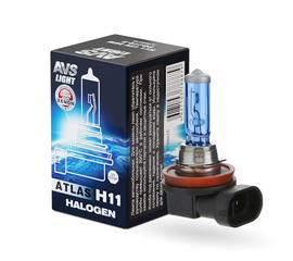 Лампа галогенная AVS ATLAS BOX /5000К/ H11.12V.55W (1 шт.)