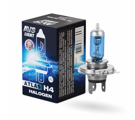 Лампа галогенная AVS ATLAS BOX /5000К/ H4.24V.75/70W (1 шт.)