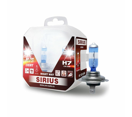 Лампа галогенная AVS SIRIUS NIGHT WAY H7.12V.55W Plastic box -2 шт.