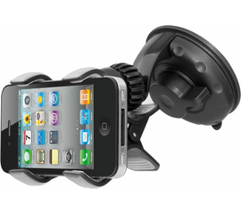 Держатель для смартфонов и навигаторов универсальный AVS AH-2227 "Двойная прищепка"