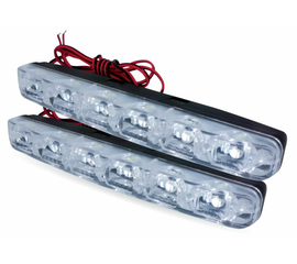Дневные ходовые огни (DRL) AVS DL-6A (2, 4W, 6 светодиодов х 2шт)