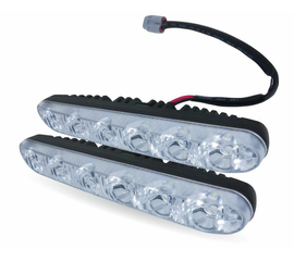 Дневные ходовые огни (DRL) AVS DL-6B (6W, 6 светодиодов х 2шт)