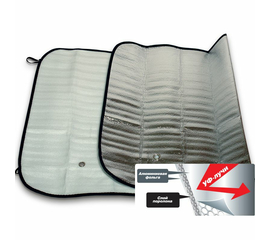 Шторка солнцезащитная (на лобовое стекло) AVS-105F 130x60cm