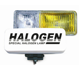 Противотуманные фары галогенные (H3) AVS PF-116H (белый-желтый, 12V 55A H3, корп. пластик, рифл. ст)