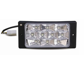 Противотуманные фары светодиодные (10LED) AVS PF-174L (12V 55A H3, LADA 2110-2112) 2 шт. белый