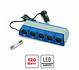Разветвитель прикуривателя AVS 12/24 (на 5 выходов) CS501