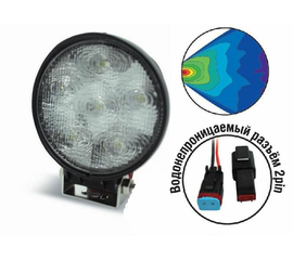 Светодиодная фара "OFF-Road" AVS FL-1205 (18W) серия "Basic"