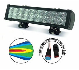 Светодиодная фара "OFF-Road" AVS SL-1515 (54W) серия "Basic Twin"