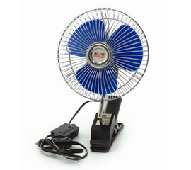 Вентилятор автомобильный AVS Comfort 8043C 24В 6" (корпус: металл, переключатель, цвет: серебристый)