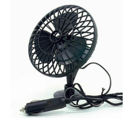 Вентилятор автомобильный AVS Сomfort 9041 12В 5" (корпус: пластик, цвет:чёрный)