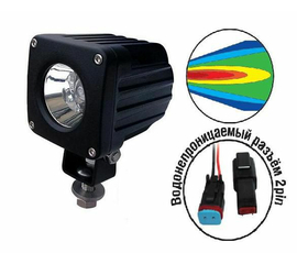 Светодиодные фары "OFF-Road" AVS SL-1410A (SL-1237A) (10W) серия "Extreme Vision"