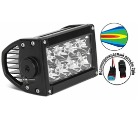 Светодиодные фары "OFF-Road" AVS Light SL-1610A (SL-1261A) (24W) серия "Expert Twin" + провода WR-01