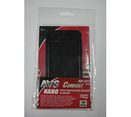 Противоскользящий NANO коврик AVS NP-010 (12, 5х6см) чёрный