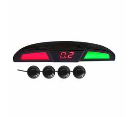 Парктроник PS-444U (4 датчика+коннекторы, голосовое, цветной светодиодный дисплей с цифровым табло)