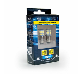 Лампа светодиодная T15 S100B /белый/ (BAY15D) 78SMD 3014 2 contact, коробка 2 шт.