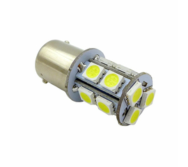 Лампа светодиодная T15 S022B /белый/ (BAY15D) 13SMD 5050 12V 2 contact, коробка 2 шт.