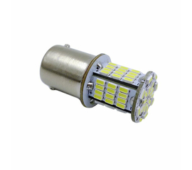 Лампа светодиодная T15 S100A /белый/ (BA15S) 78SMD 3014 10-30V 1 contact, коробка 2 шт.