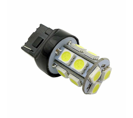 Лампа светодиодная T20 T048B /красный/ (W3*16D) 13SMD 5050, 2 contact, коробка 2 шт.