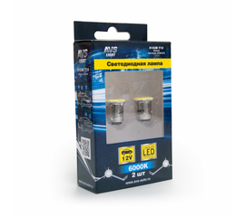 Лампа светодиодная T15 S103B /белый/ (BAY15D ) COB 12chip 2 contact (1157) блистер, 2 шт