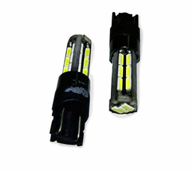 Лампа светодиодная T10 T105 /белый/ (W2.1x9.5D) CANBUS 27SMD 4014 12-24V, блистер, 2 шт.