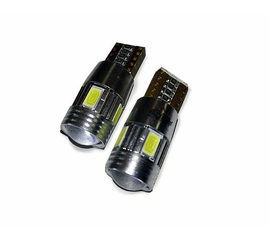 Лампа светодиодная T10 C023 /белый/ (W2.1x9.5D) 5SMD 5730, блистер, 2 шт.