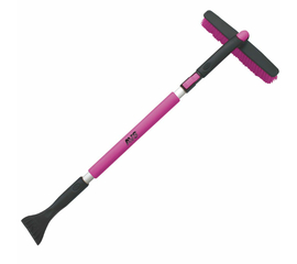 Щётка-скребок с мягкой ручкой и распушенной щетиной, поворотная, телескопич. (90-130 см) AVS SB-6330