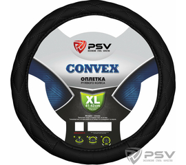 Оплётка на руль PSV CONVEX (Черный) XL
