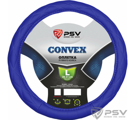 Оплётка на руль PSV CONVEX (Синий) L