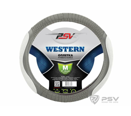 Оплётка на руль PSV WESTERN (Серый) M