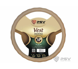 Оплётка на руль PSV VEST (EXTRA) Fiber (Бежевый) М