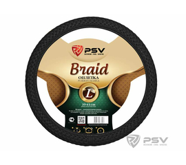 Оплётка на руль PSV BRAID Fiber (Черный) L
