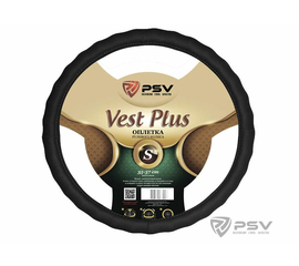 Оплётка на руль PSV VEST (EXTRA) PLUS Fiber (Черный) S