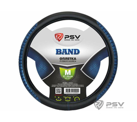 Оплётка на руль PSV BAND (Черно-Синий) M