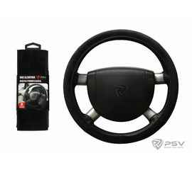 Оплётка на руль PSV NAIS ALCANTARA (Черный/Отстрочка черная) М
