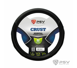 Оплётка на руль PSV CRUST (Черный/Отстрочка белая) M