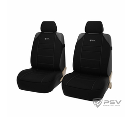 Авточехлы майки универсальные PSV GTL Mover Front (Черный/Отстрочка серая)