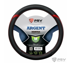 Оплётка на руль PSV ARGENT (Черно-Красный) M