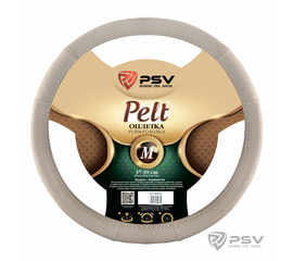 Оплётка на руль кожаная PSV PELT (Бежевый) M