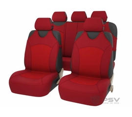 Авточехлы майки универсальные PSV Grandis Plus (Красный) L 6 молний