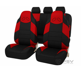 Авточехлы универсальные PSV Rally (Красный)