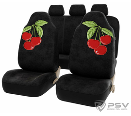 Авточехлы универсальные PSV Vishenka (Черный)