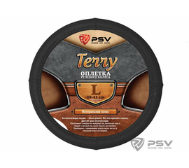 Оплётка на руль кож.перфор.PSV TERRY (Черный) L