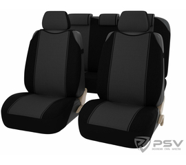 Авточехлы майки универсальные PSV Klassik mesh Plus (Черный)
