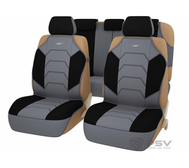 Авточехлы майки универсальные PSV Racing Plus (Черный)
