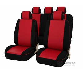 Авточехлы универсальные PSV Favorit (Красный) L