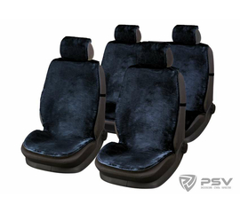 Накидка PSV Jolly Wool 145x55 т.серый комплект (из овечьей шерсти)
