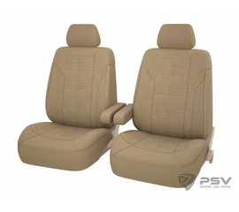 Авточехлы универсальные PSV Avalon Caravan 2 FRONT (Бежевый) L