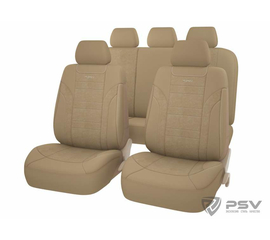 Авточехлы универсальные PSV Avalon Caravan (Бежевый) L